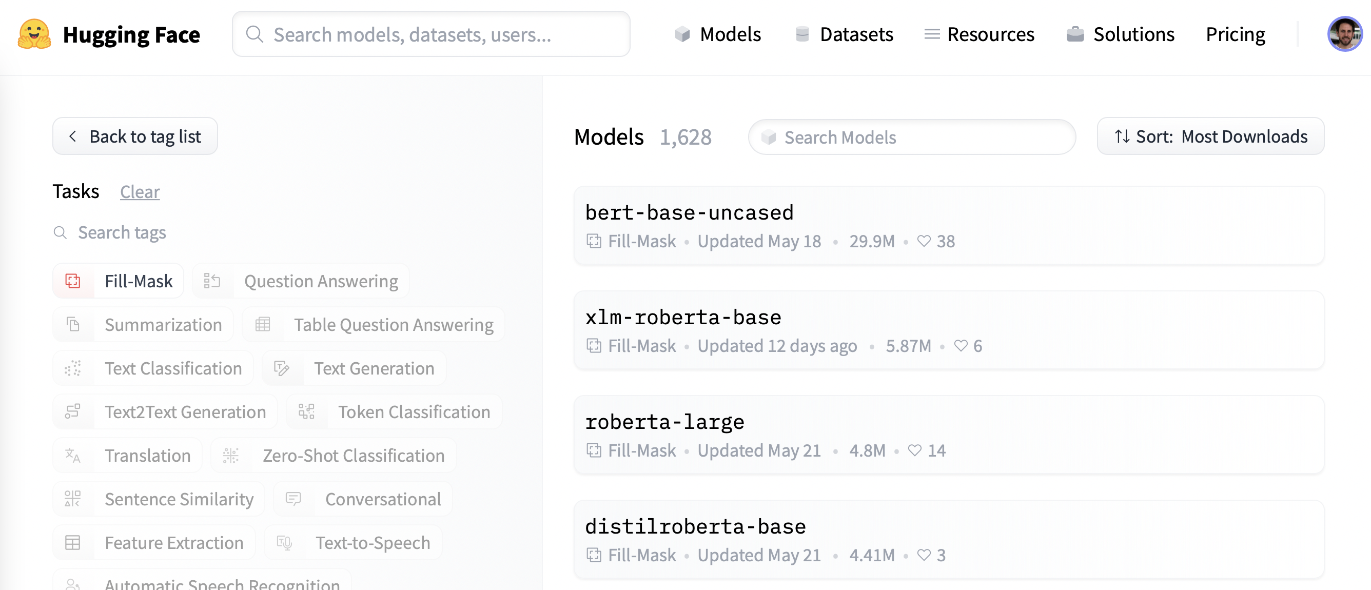 Hub models.