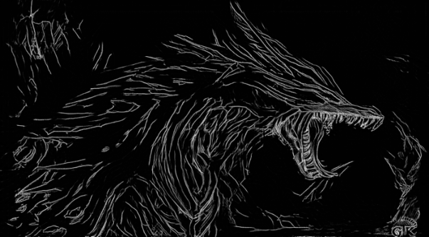 Lineart Dragon