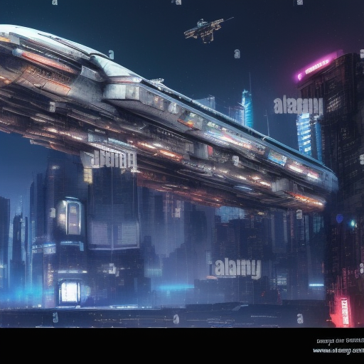 00023-1009664781-cyberpunk buildings with a flight vehicle glowing in the sky, neon sign, bottom view, wide shot, bladerunner, pixiv.png